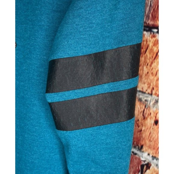 Jacksonville Jaguars NFL Teens Teal Hoodie Sweatshirt Pullover Girls Medium 7/9 - Picture 2 of 4